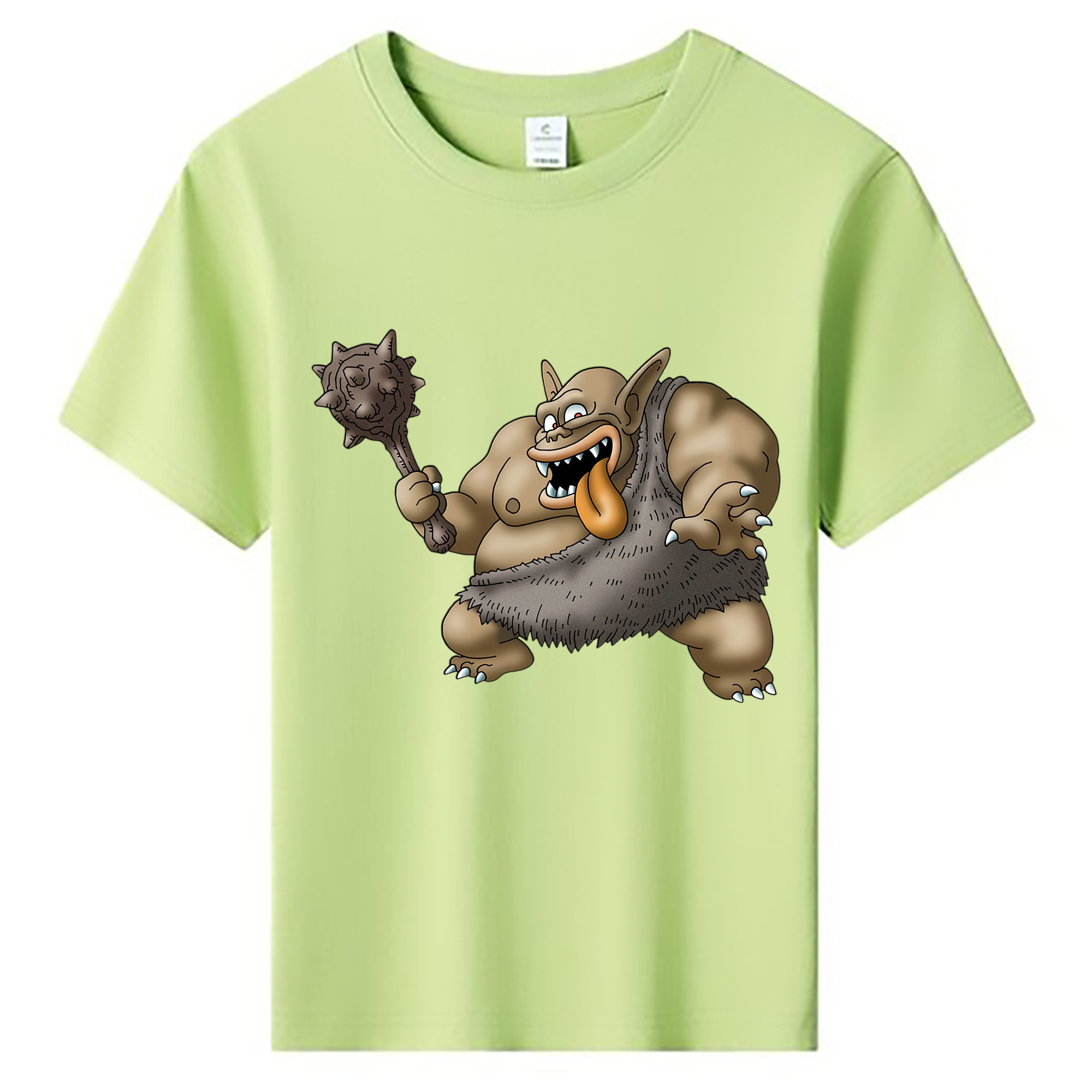 （画像用） ドラゴンクエスト Doragon Kuesuto Dragon Quest 綿100％キッズTシャツ（フロントプリント）